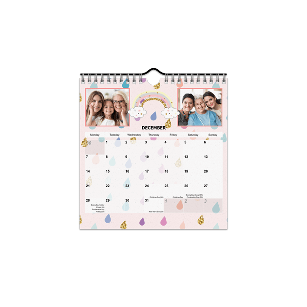 Calendario da Tavolo 21x21