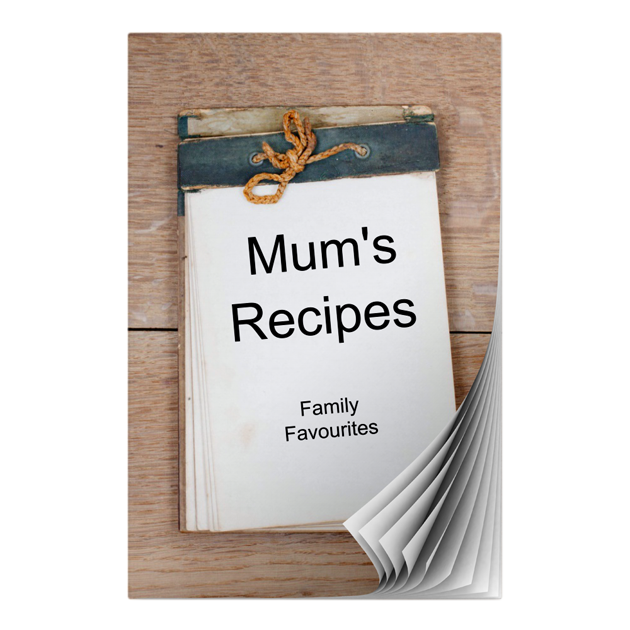 Recipe Book A4 Portrait Hardcover Book