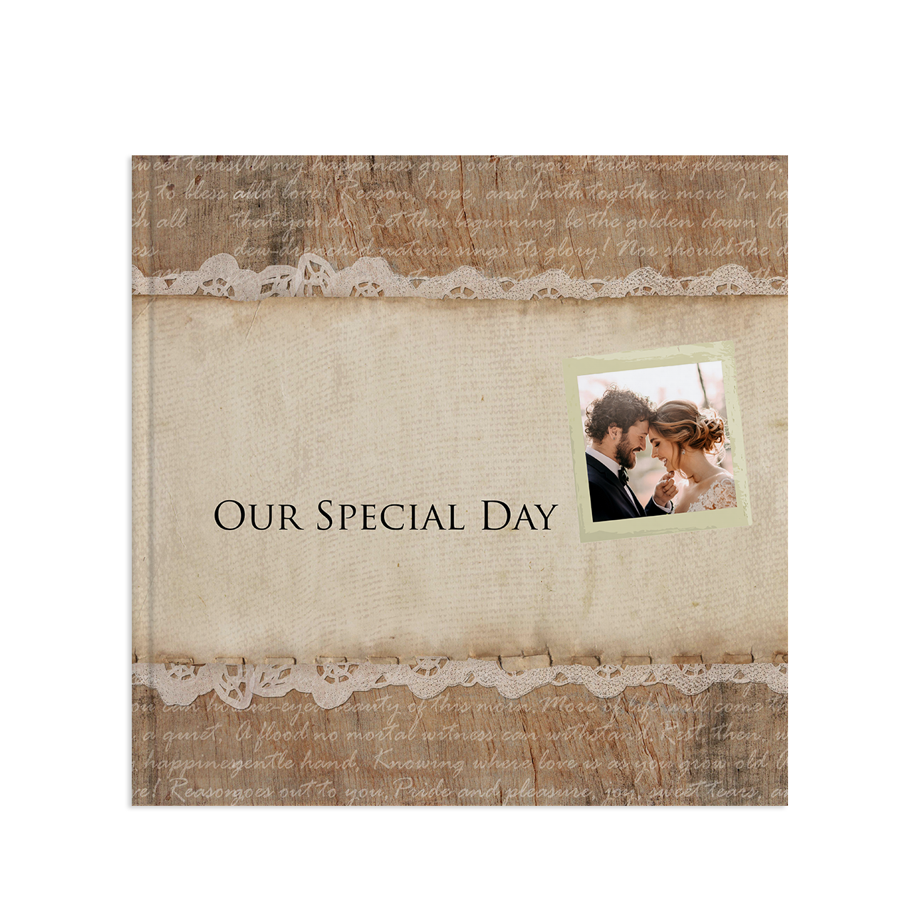 Wedding Rustic 30cm x 30cm Square Photobook